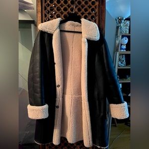 Barney’s New York authentic shearling coat